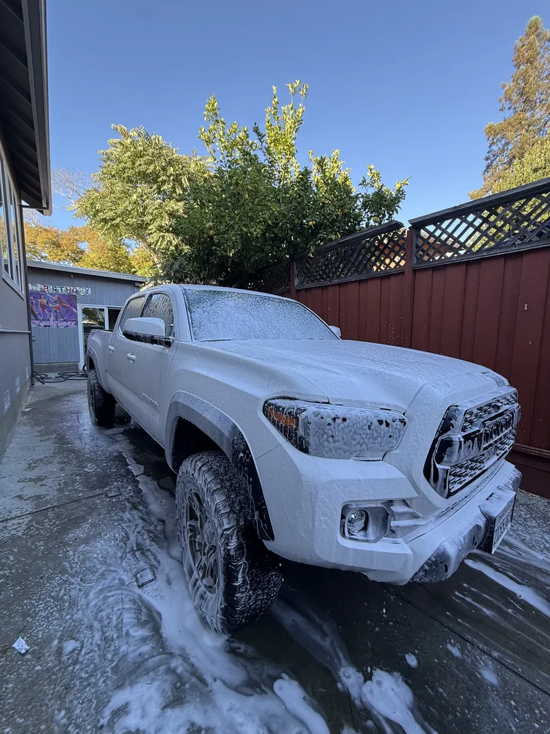 Toyota Tacoma · Foam wash
